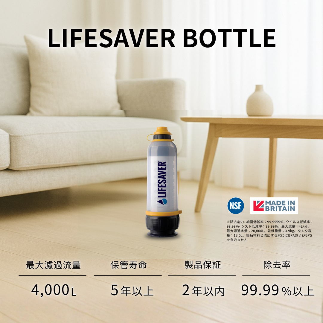 携帯浄水器 LifeSaver Bottle